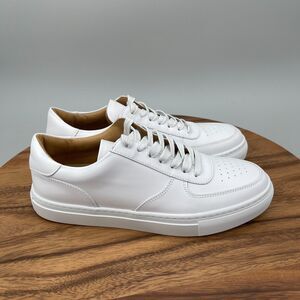 Thursday Everyday Shoes Mens Size 8 White Leather Casual Walking Comfort Sneaker